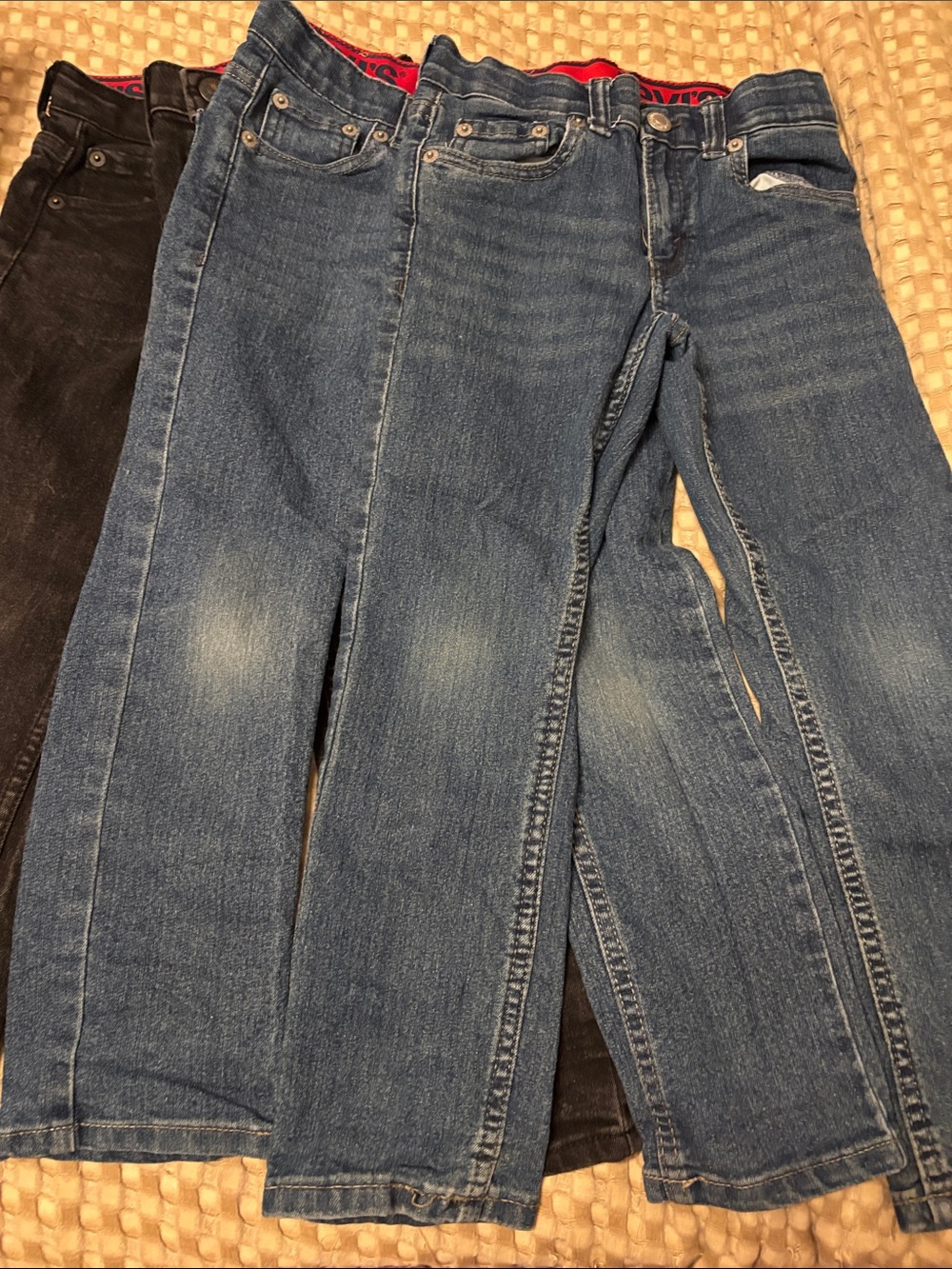 Levi's Black and Blue Denim Jeans - Trio Pack